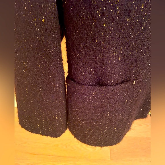 Esprit Tweed Boucle Blazer black with gold metallic thread XS - Picture 9 of 13